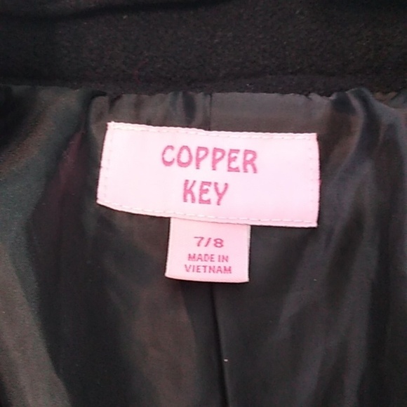 Copper Key - Black Dressy Coat - Size 7/8 - Picture 7 of 8